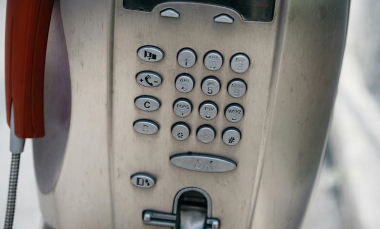 telecommunication contact numbers listed